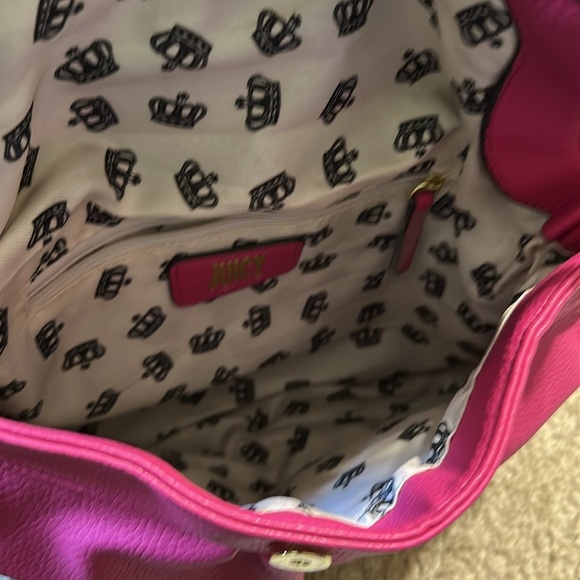 Juicy Couture Zipper Flap Purse Pink - Picture 4 of 7
